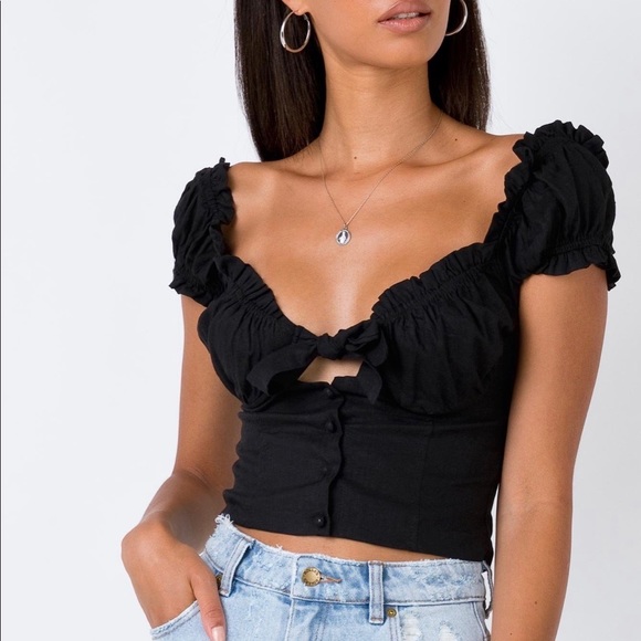 Princess Polly Tops - NWT Princess Polly Elouise Crop Top